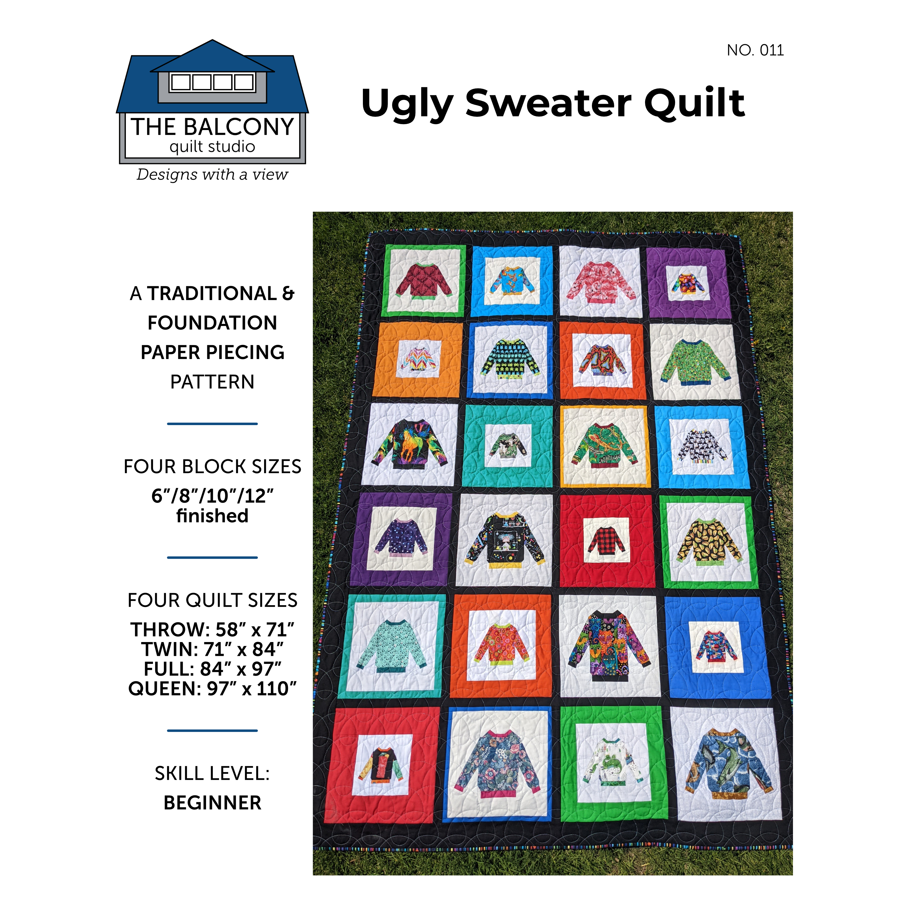 Quilt sweater on sale