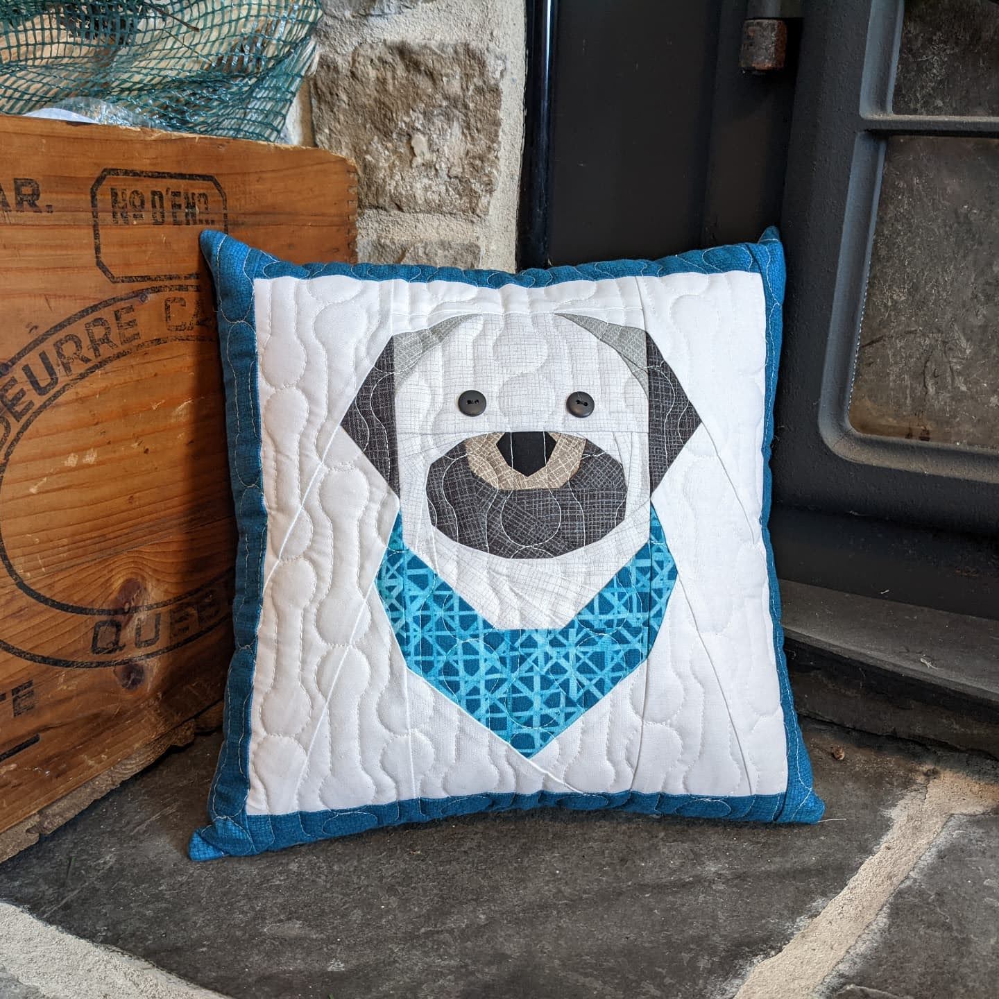 Pawsitively Purrfect Pets: Rudy - Shih Tzu FPP Quilt Block Pattern